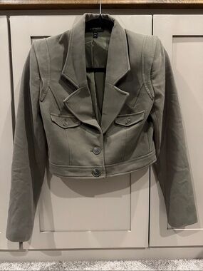 Express Crop Bomber Jacket